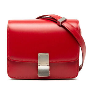 Celine Classic Box Bag calfskin leather Red